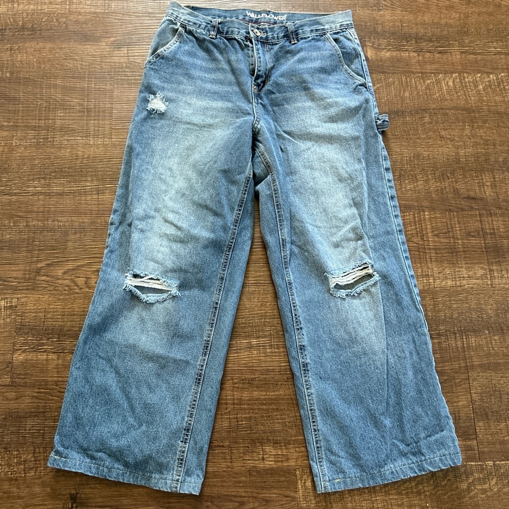 Wallflower Classic Carpenter Style Denim Jeans Size 9
